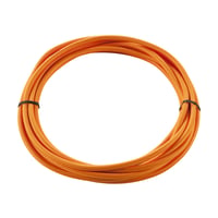 Textielkabel, 3-polig, 5m, oranje