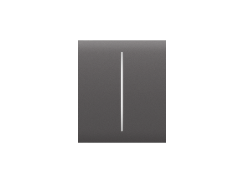 AJAX - CenterButton (2-gang) - Grijs