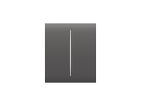 AJAX - CenterButton (2-gang) - Grijs