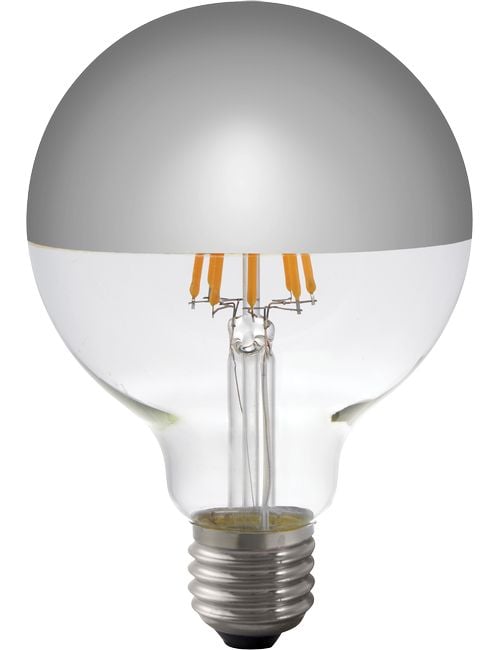 Masterlight - LED E27 Fila Globe Top Mirror G95x135 230V 470Lm 6.5W 925 AC SLF023880812