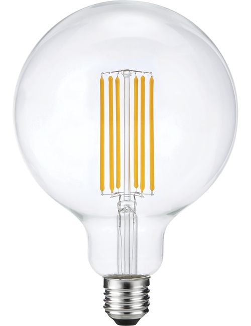 LED E27 Fila Globe G125x180 230V 550Lm 6W 925 AC Clear L-Stick Dim