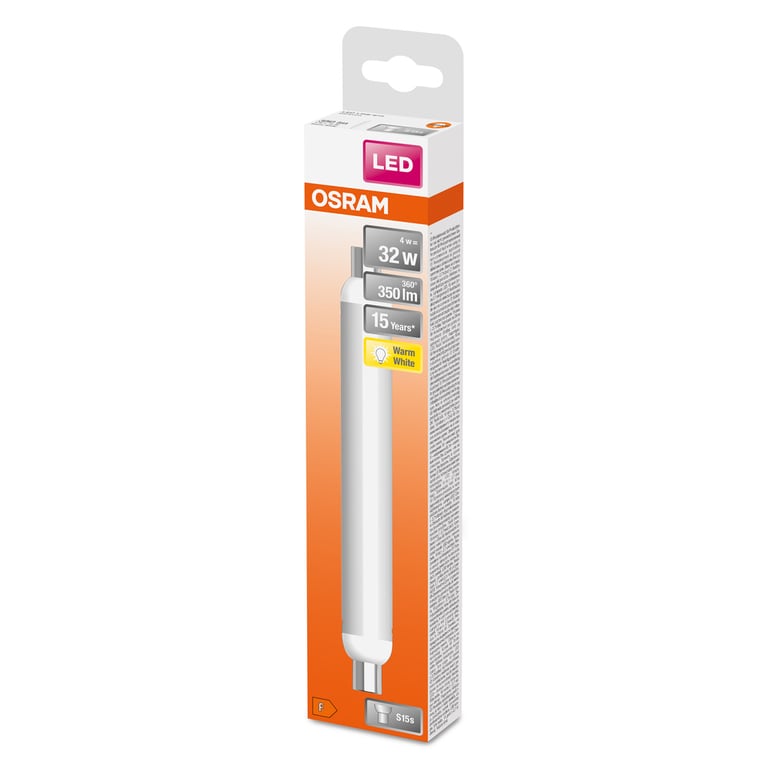 LED LINE S15 / S19 221mm 4W 827 Frosted S15s