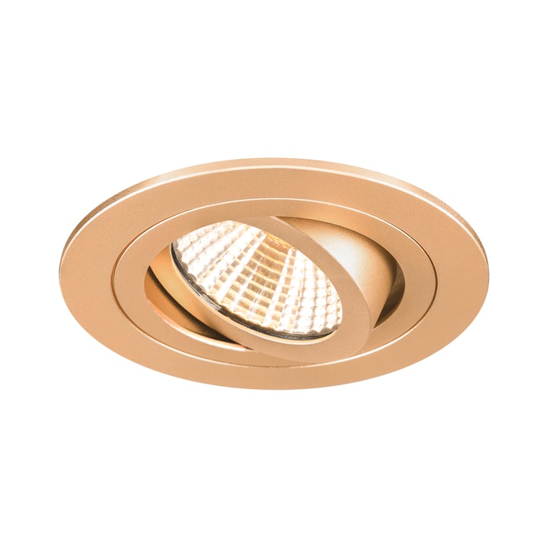 NEW TRIA® 68, plafondinbouwring, D: 8.2 H: 2.6 cm, IP20, roségold