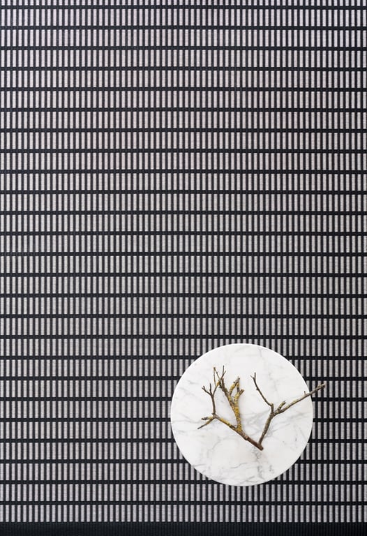 Design vloerkleed Woodnotes New York Black Stone 118915