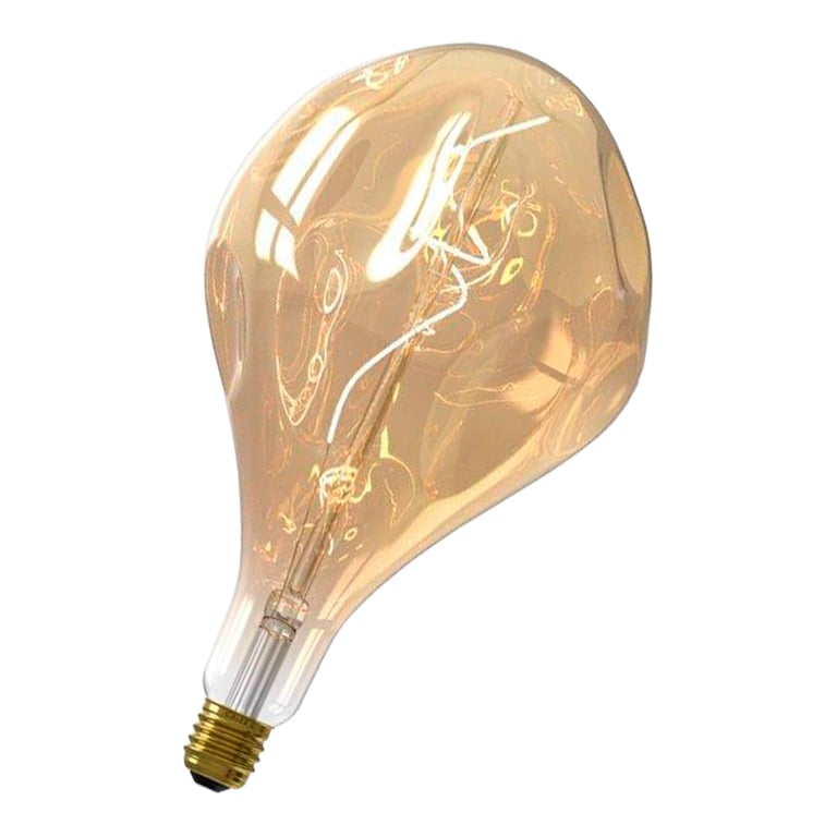 Calex XXL Organic EVO LED Lamp 240V 6W 340lm E27 PS165, Gold 2100K dimmable, energy label A