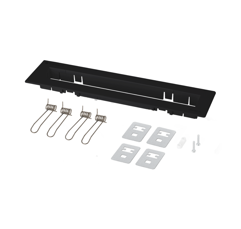 Inbouwframe voor Ontec G zwart