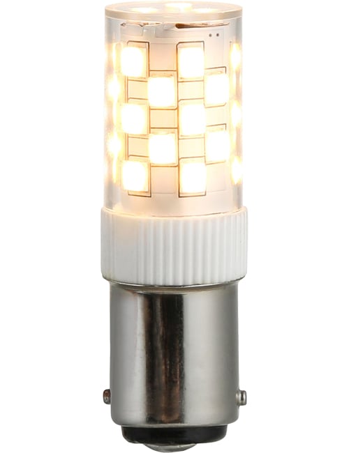 LED Ba15d Tube T17x52 230V 380Lm 3.5W 830 AC Clear Non-Dim
