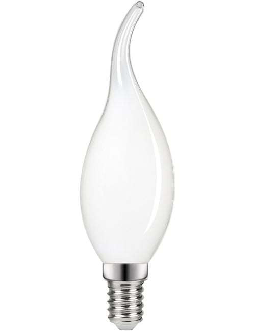 LED E14 Fila Tip Candle C35x120 230V 470Lm 5W 827 AC Milky F