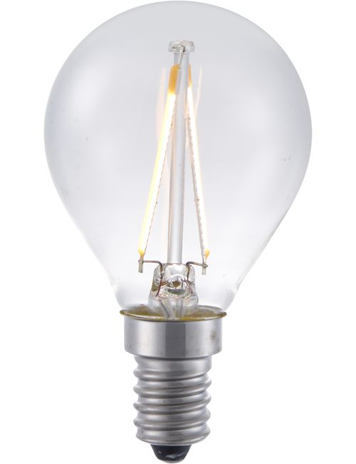 Masterlight - LED E14 Fila Ball G45x75 230V 150Lm 1.9W 821 AC Clear Non-Di SL147215021