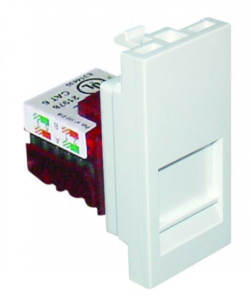 Efapel Module Met 1x RJ45 Cat 6 UTP Connector 1 Module Wit