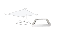 Suspension set voor LED paneel 120x30