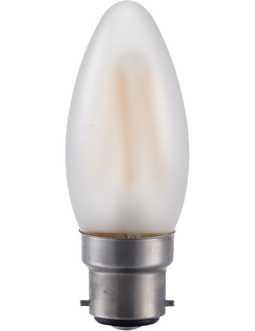 Masterlight - LED Ba22d Fila Candle C35x100 230V 140Lm 1.5W 925 AC Frosted SLF024061501