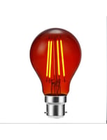 LED Ba22d Fila GLS A60x105 230V 207Lm 8W fire amber
