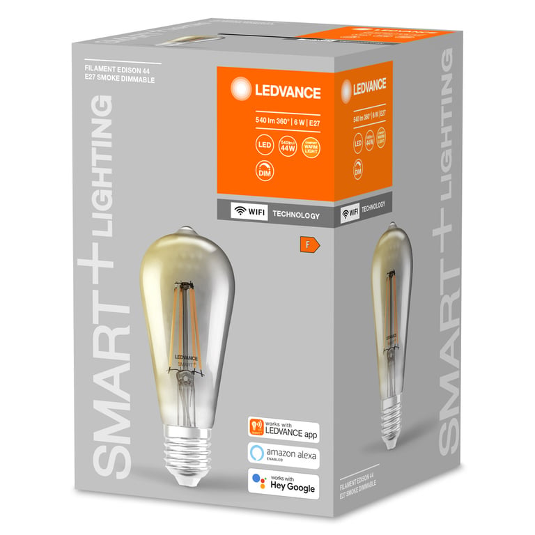 SMART+ Filament Edison Dimmable 44 6 W/2500 K E27 (CS à 1 PCE)