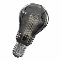 Calex LED Glasfiber A60 220-240V 3.5W 40LM 2000K Titanium E27 dimmable, energy label B