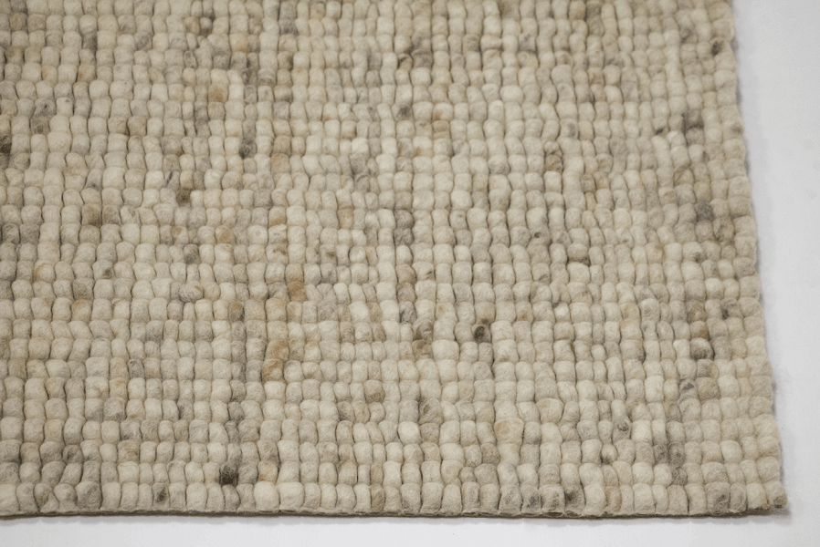 Wollen vloerkleed vlak geknoopt Keet Natural Beige 13