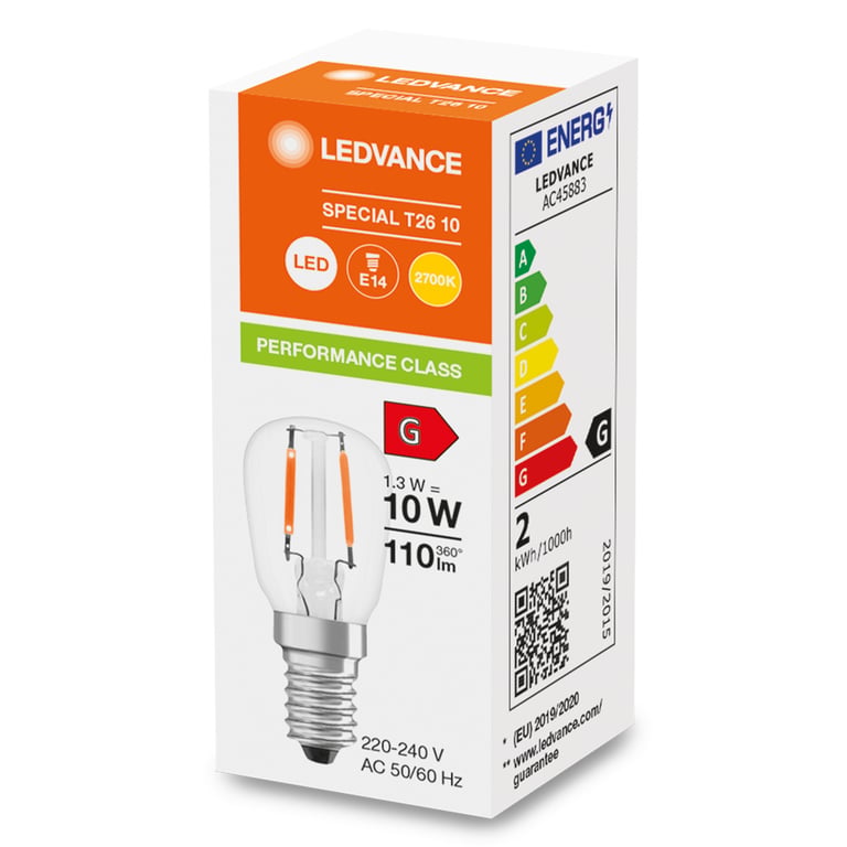 LED SPECIAL T26 P 1.3W 827 FIL E14