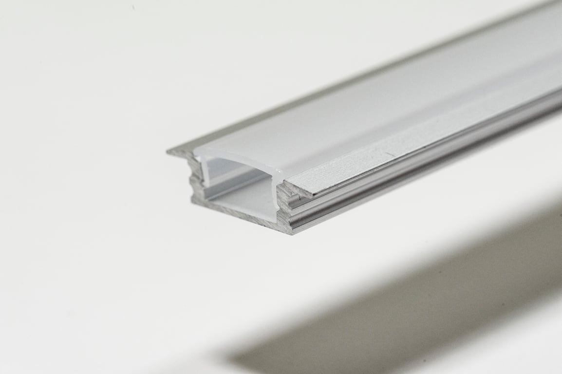 Aluminium profiel 2m, Inbouw, 7mm