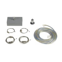 Ophangset voor MEDO PRO 60 SQUARE zilvergrijs