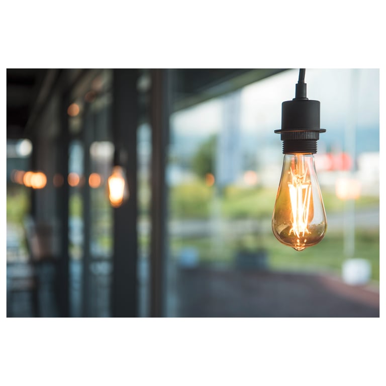 VINTA Rookglas LED E27 2000K