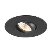 NEW TRIA® 75 XL, plafondinbouwring, D: 11 H: 2.6 cm, IP20, zwart