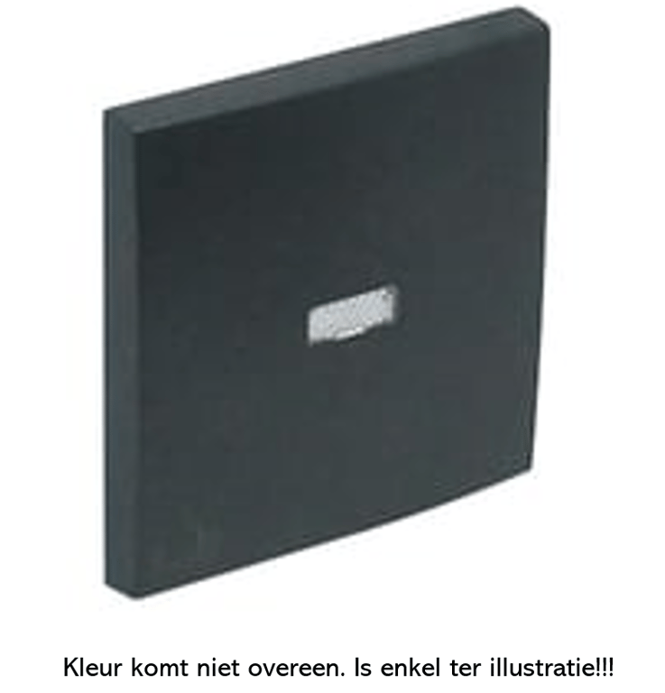 Efapel wip enkel/kruis/puls/2p/wissel contr/orientatieverl. symb.sleutel zwart