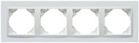 Efapel animato afdekr. 4v wit/wit