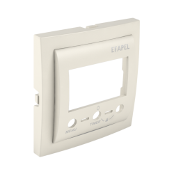 Efapel centraalplaat tbv mulitifunctionele thermostaat creme