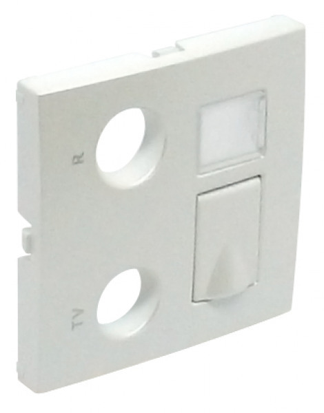 Efapel Centraalplaat R-Tv-Rj45 Cat 6 Utp-Fo-Sc-Apc Ice