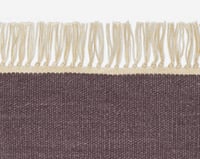 Kvadrat vloerkleed Vintage Plain Donkerpaars 0045