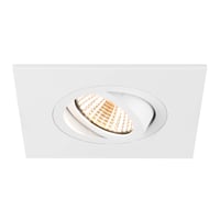 NEW TRIA® 75 XL, plafondinbouwring, L: 11 B: 11 H: 2.6 cm, wit