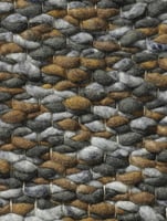 Grof geweven wollen vloerkleed Karlijn Mix Herfst