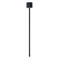 Pendelophanging 3-fase rail zwart 60cm