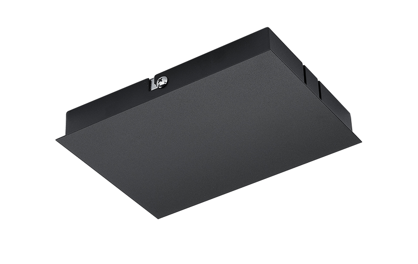ZIP 230V plafonddoos zwart