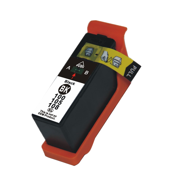 Lexmark 100XL (14N1068E) BK inktcartridge zwart hoge capaciteit huismerk