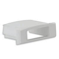 E61 eindkap silicone voor profiel PO13 met kabelgoot 1st