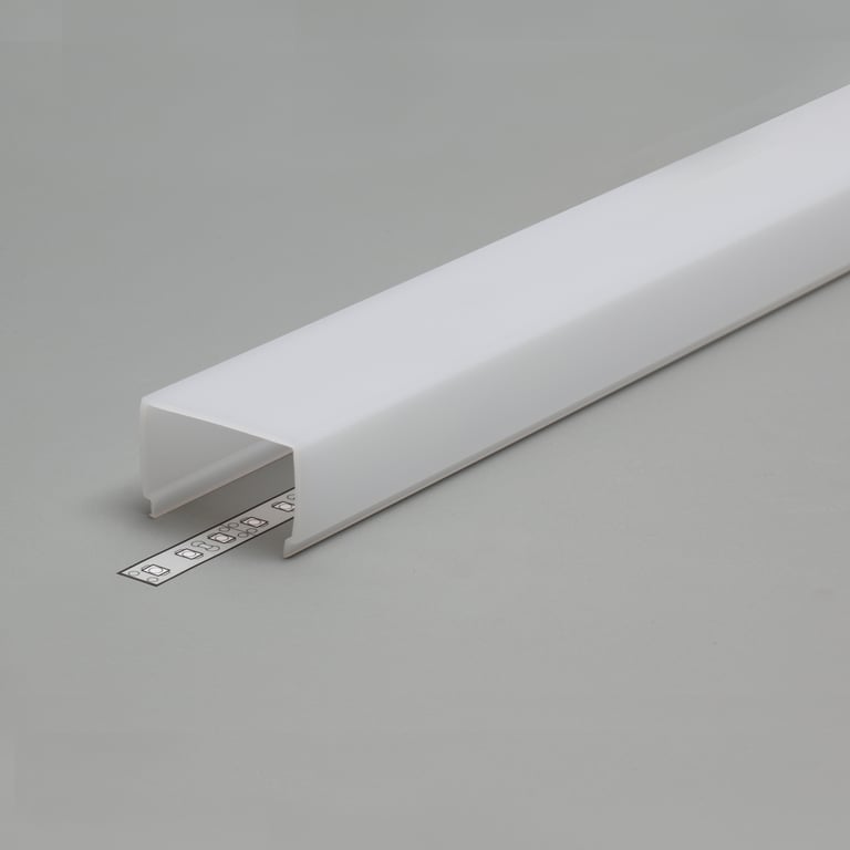 LUMIKO P-AFE9-O-1M - Profiel afdekking E9 voor Prof 30 rechthoekig 1 m