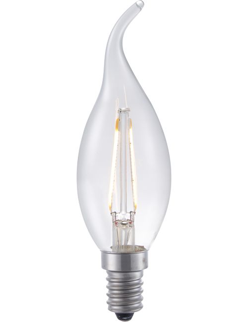 Masterlight - LED E14 Fila Tip Candle C35x120 230V 180Lm 2W 827 AC Clear N SL149315027