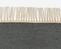 Kvadrat vloerkleed Vintage Plain Grijsblauw 0033