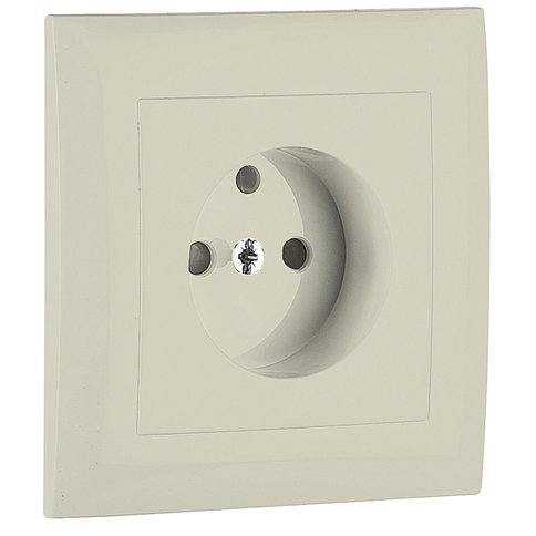 Efapel Monoblok Afdekking En Wcd Met Ra Kindvr. (French Type) Creme