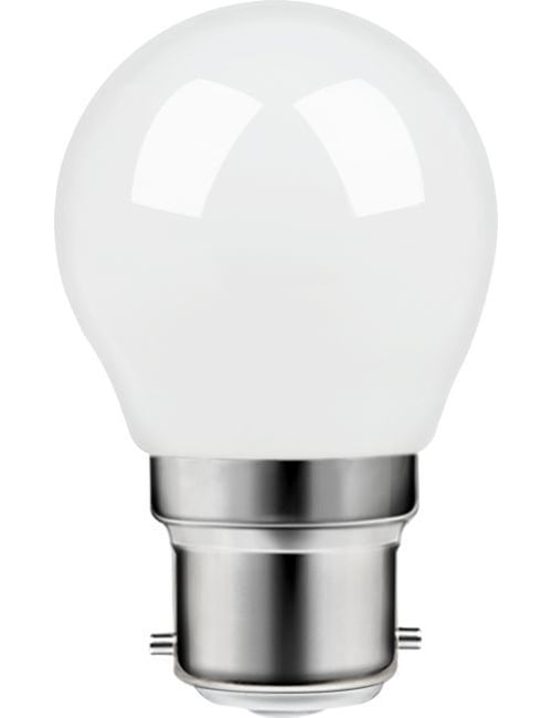 LED Ba22d Fila Ball G45x80 230V 470Lm 4.5W 827 AC Milky Fros