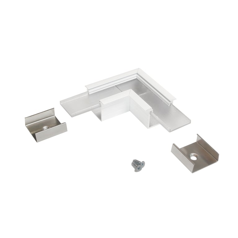 LUMIKO P20-OP-H90-W - Profiel 20 opbouw hoek 90 graden, wit