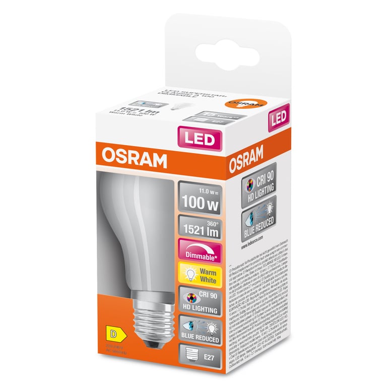 LED SUPERSTAR PLUS CLASSIC A FILAMENT 100 11 W/2700 K E27 (CS à 1 PC