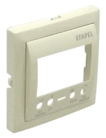 Efapel Cpl Tijdschakelaar Digitaal 6A + 6A 2 Circuits Creme
