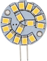LED G4 Disc 24x8 12V 220Lm 1.8W 827 180° AC/DC Non-Dim