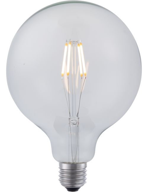 Masterlight - LED E27 Fila Globe G125x180 230V 450Lm 4.5W 827 AC Clear Dim SL272532927