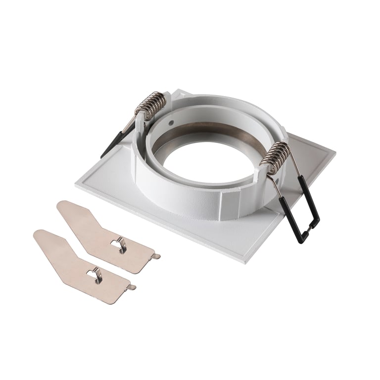NEW TRIA® 68, plafondinbouwring, L: 8.2 B: 8.2 H: 2.6 cm, IP20, wit