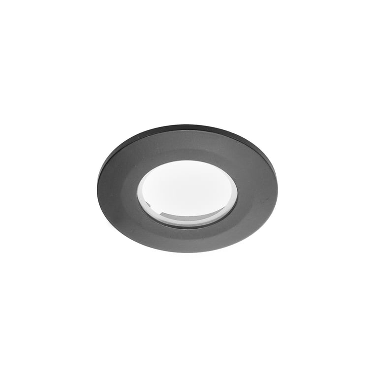 Sierframe F-LIGHT vlak rond zwart