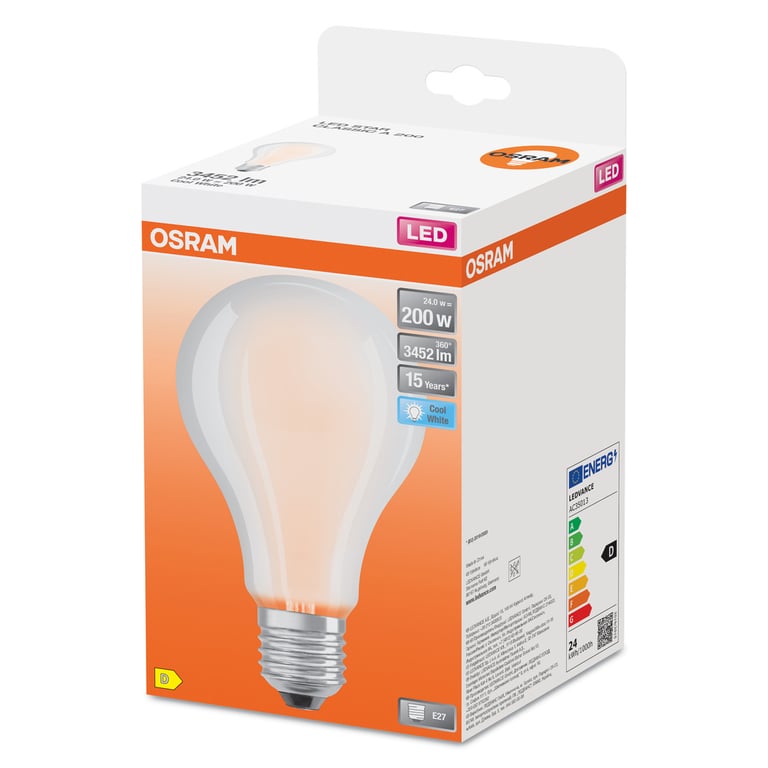 LED STAR CLASSIC A 200 24 W/4000 K E27
