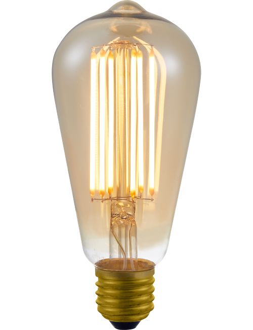 Masterlight - LED E27 Fila Rustika ST64x143 230V 550Lm 6.5W 922 AC Gold Di SLF023860615